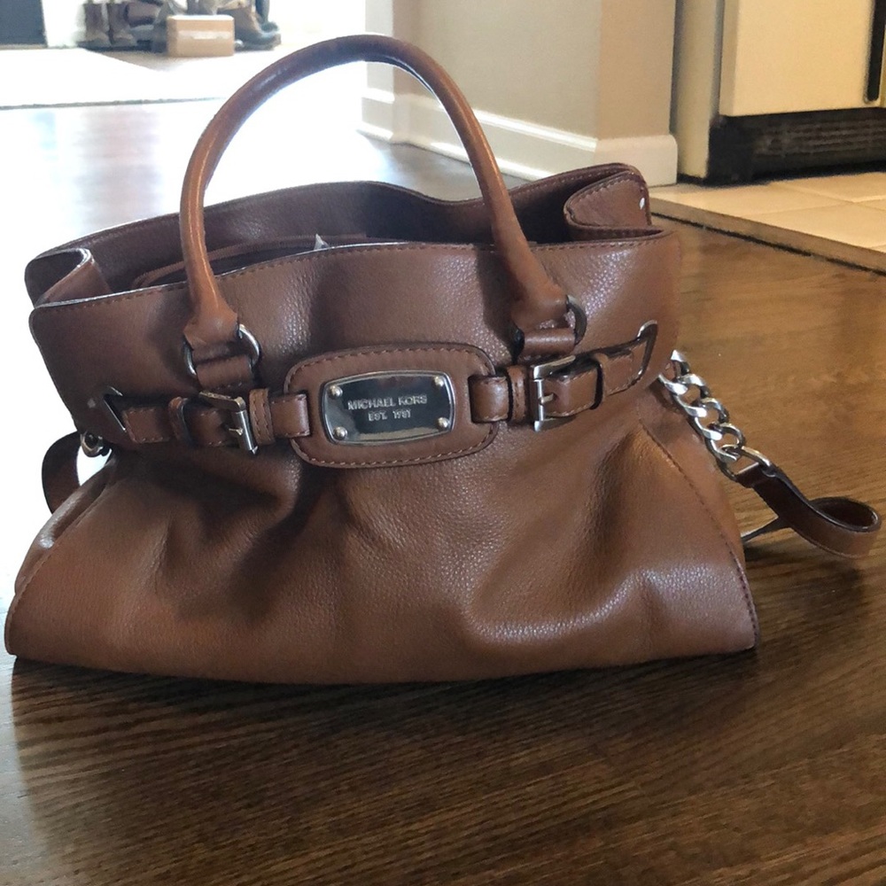 Brown Leather Michael Kors Purse
